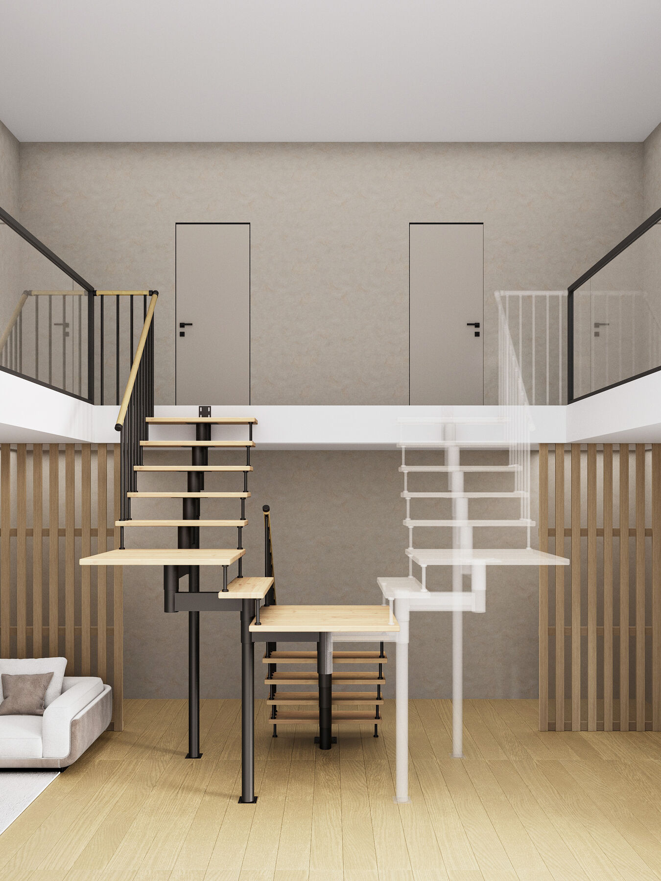 STAMET PRESTIGE – компактный шаг ступеней для мансарды